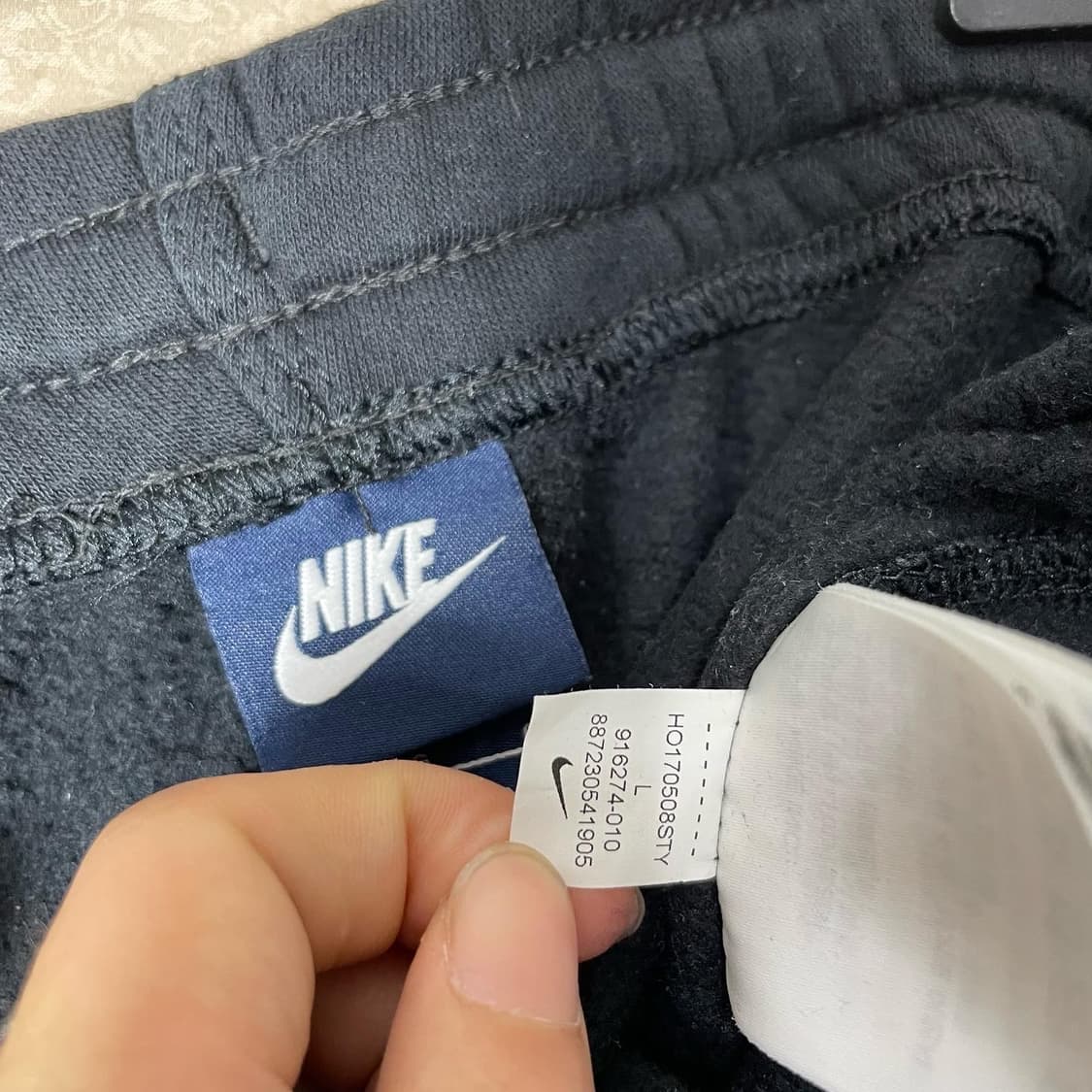 나이키 블랙 스탠다드 츄리닝 팬츠 상품이미지6