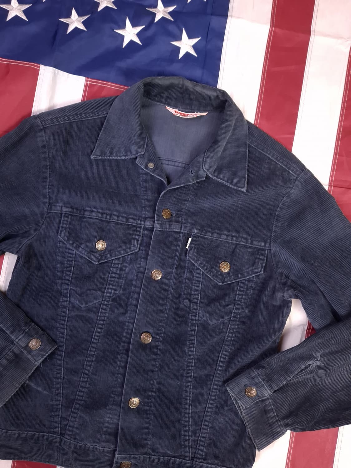 오리지날 미국제조 80's 리바이스 코듀로이 트러커자켓 상품이미지2