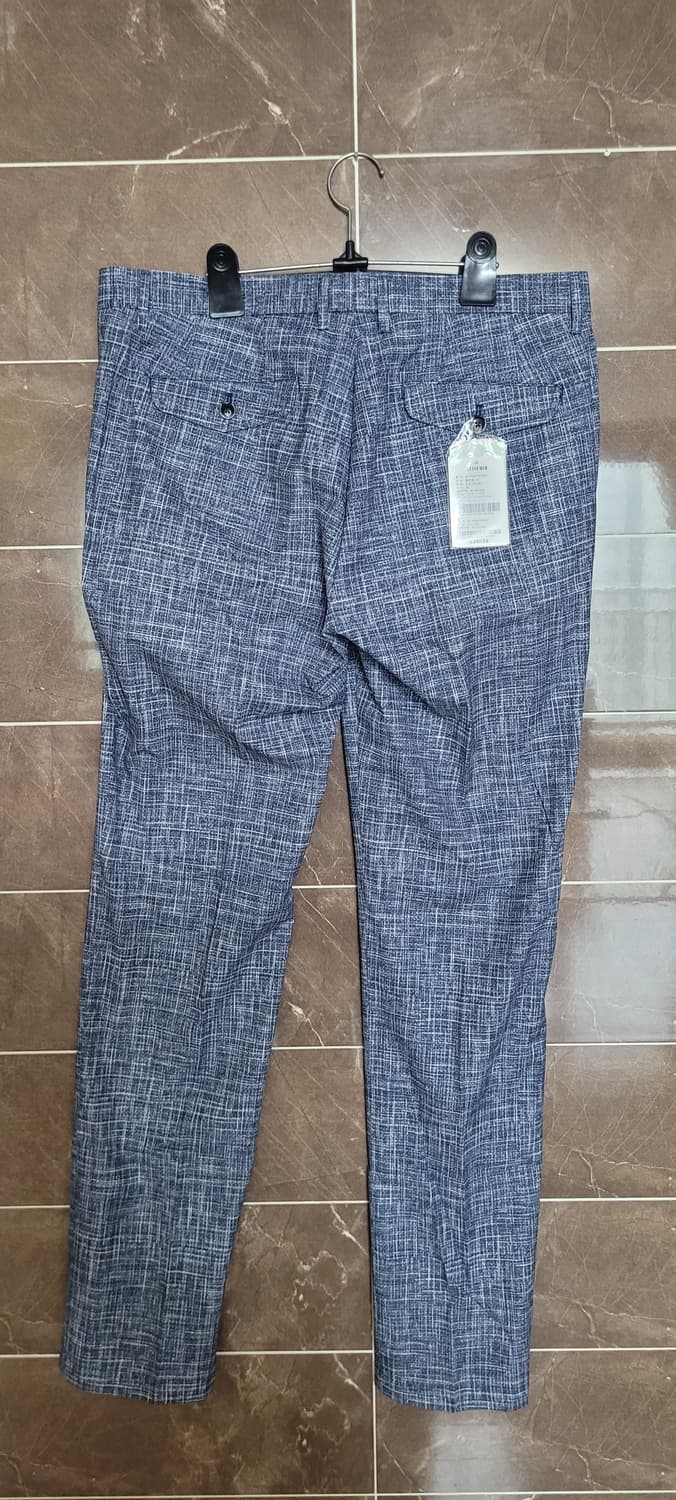 👔남성34인치👔T.I FOR MEN 블루 체크 슬랙스 새삥💫 상품이미지2