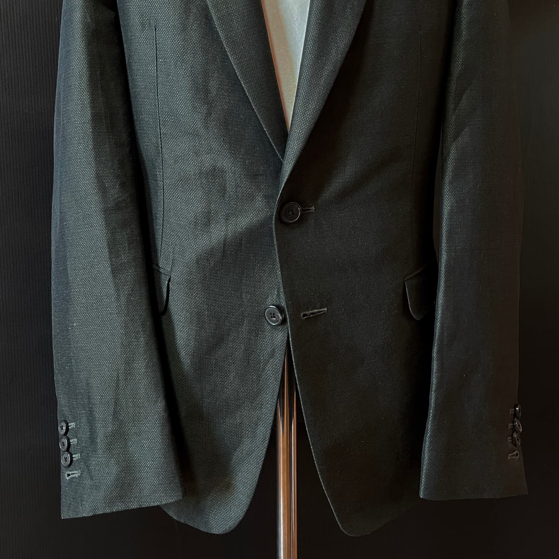 Dries Van Noten 딥그린 린넨 코튼 셋업 테일러드 상품이미지3