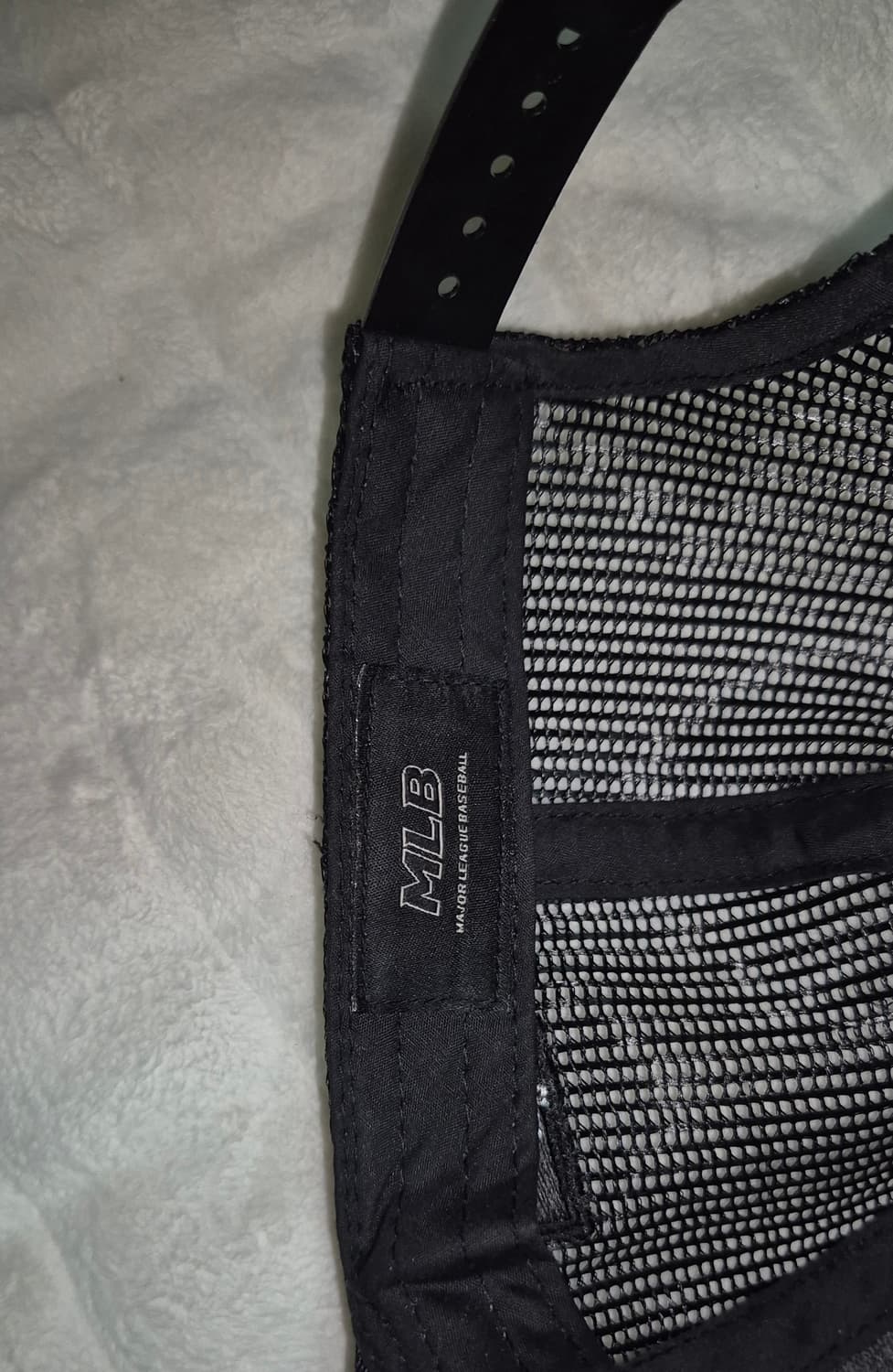 MLB 키즈 타이거 자수 매쉬 스냅백 블랙 상품이미지7