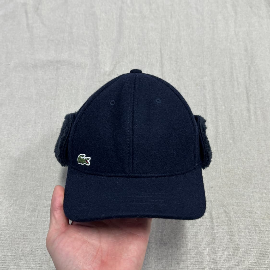 라코스테 울 후리스 군밤모자 볼캡  상품이미지1