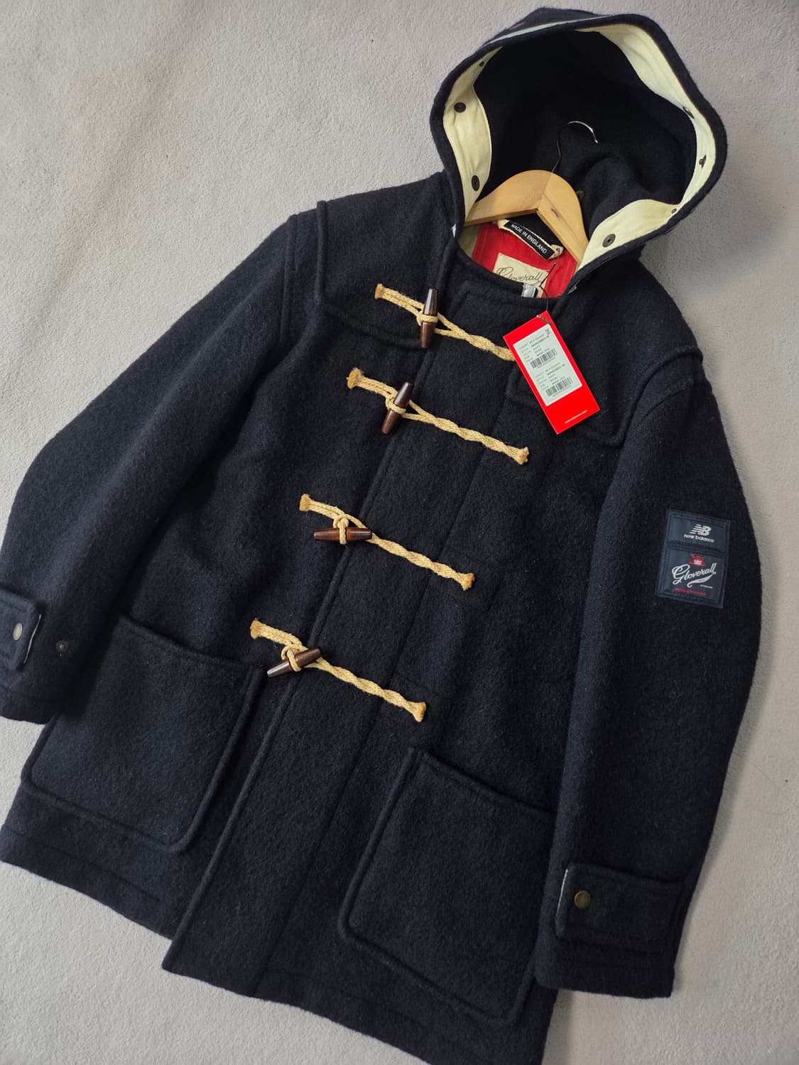 (95) 글로버올X뉴발란스 울 몬티 더플코트 남 (새상품)
 상품이미지1