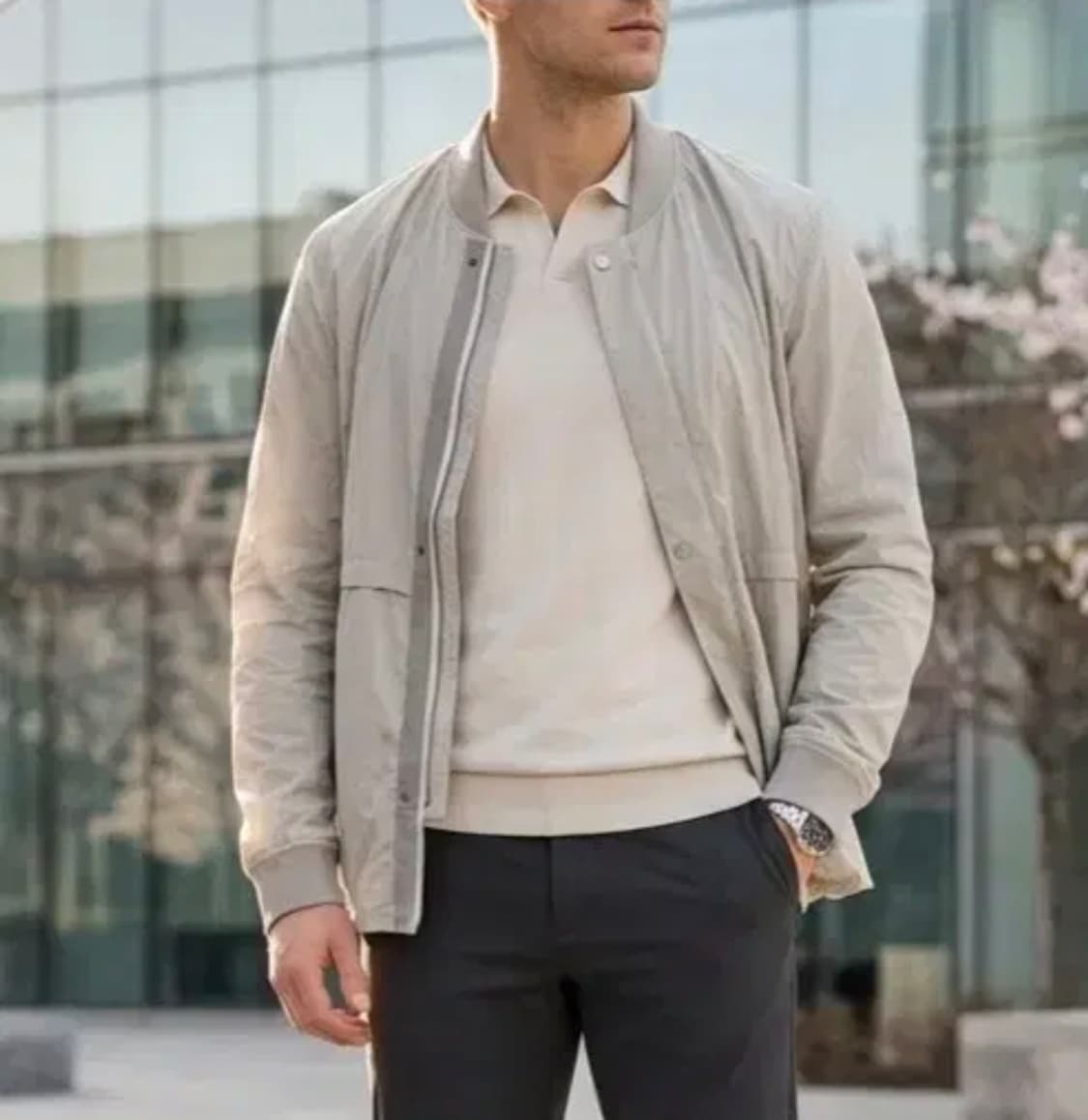 [105]솔리드옴므 경량 자켓 상품이미지1