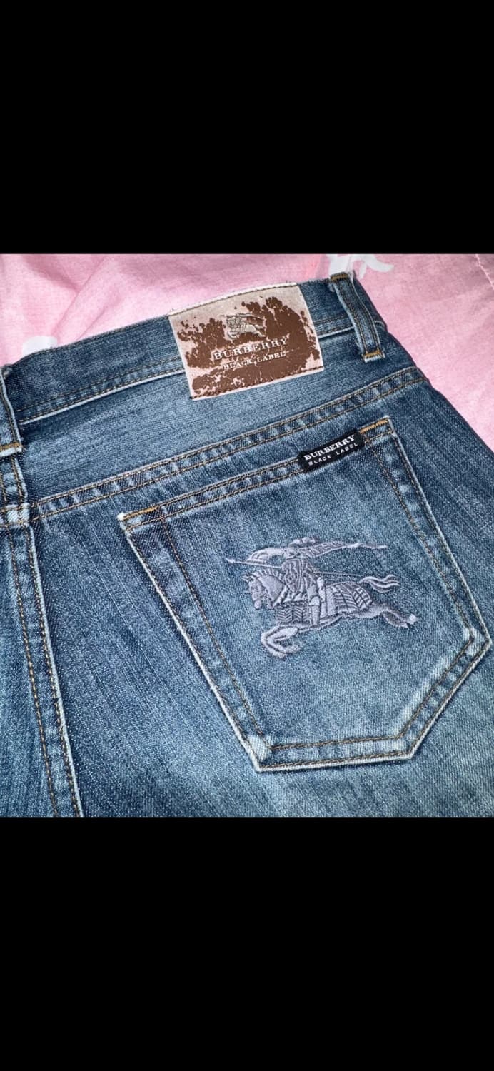 버버리 블랙라벨 슬림스트레이트 데님 팬츠 32사이즈 상품이미지7
