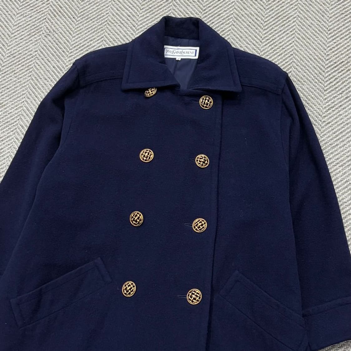 입생로랑 아카이브 울 더블코트 v2001 상품이미지5