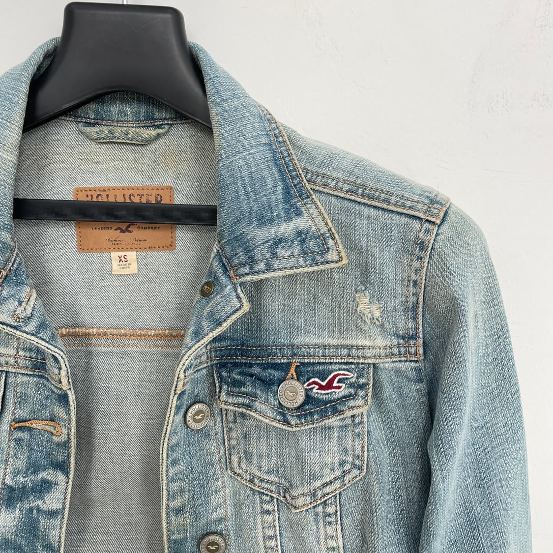 홀리스터 크롭 데님 자켓 상품이미지3