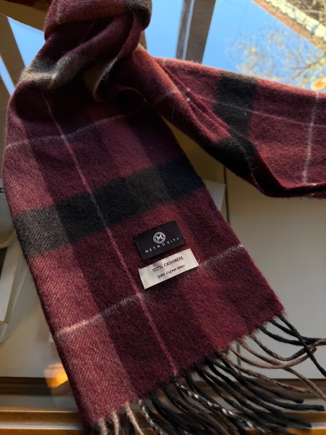메트로시티 캐시미어 머플러 상품이미지3