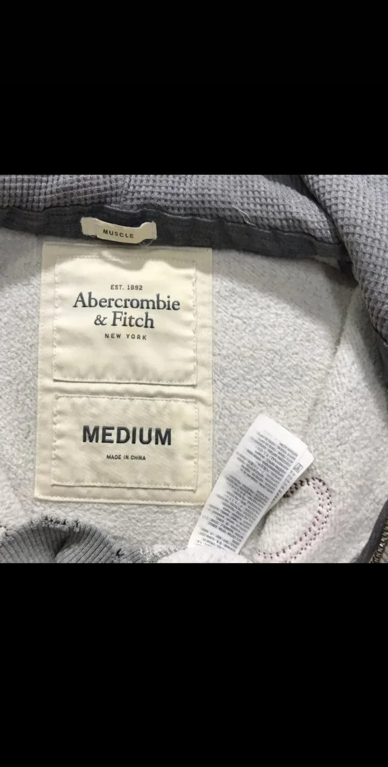 [[M, 공용]@ 아베크롬비(AF) 빈티지 후드 집업 져지 상품이미지5