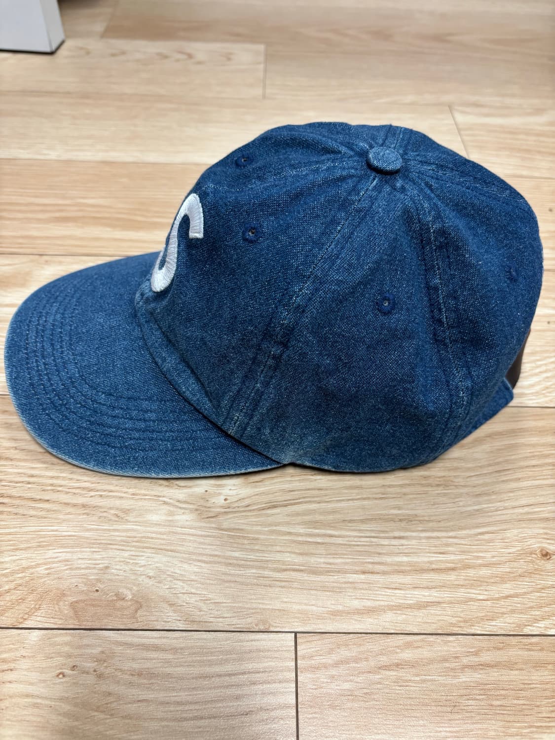 슈프림 데님 S로고 6패널 캡 인디고 상품이미지2