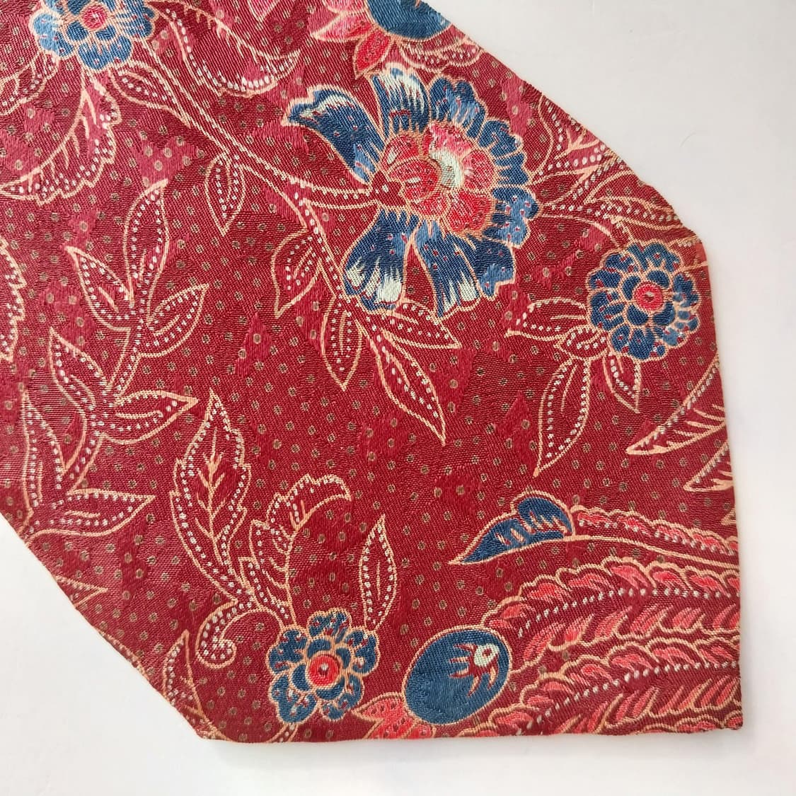 샤를 주르당 실크 플로럴 페이즐리 넥타이 9cm A+등급 K2227
 상품이미지7