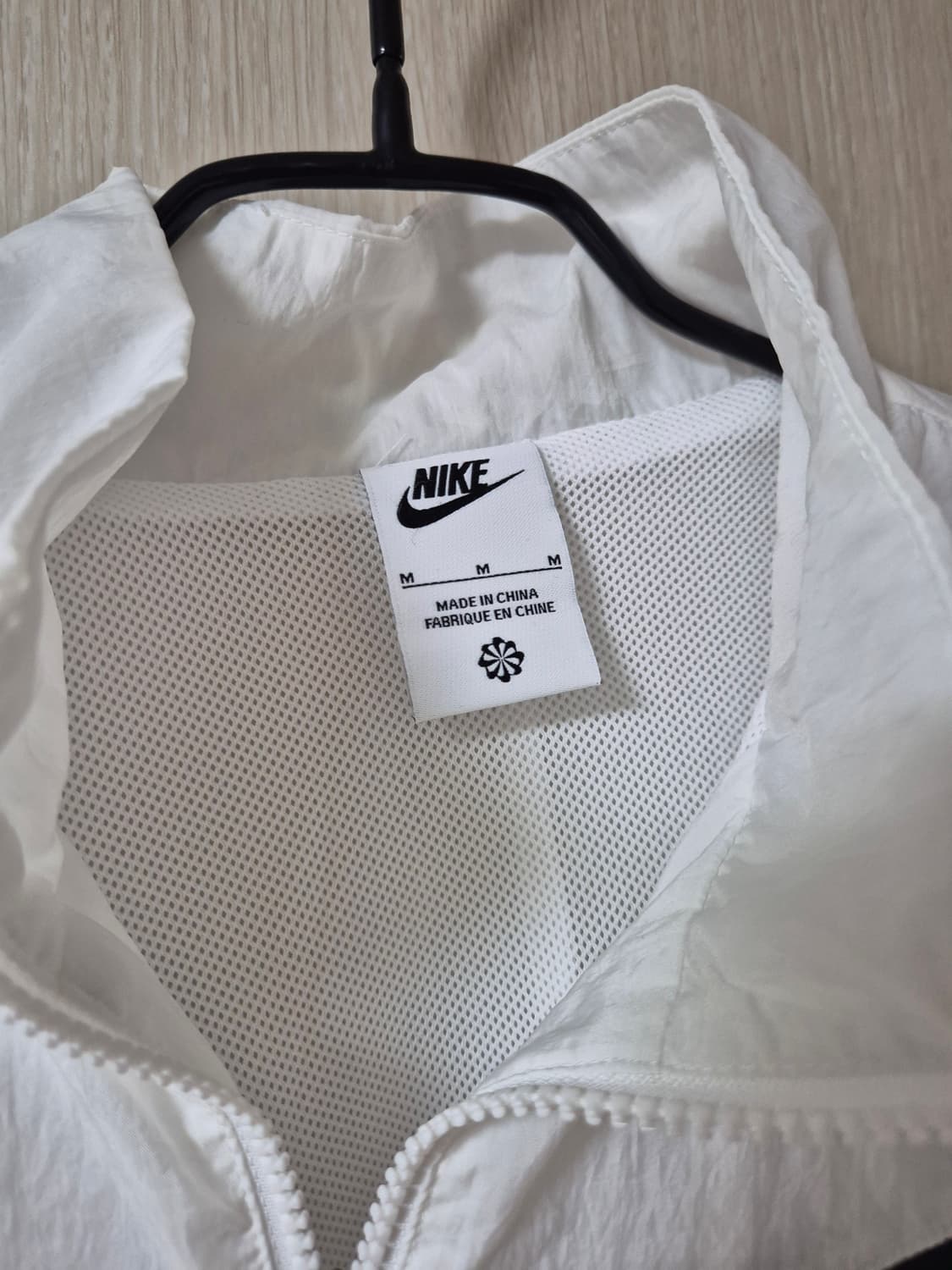 (23년) 나이키 NSW 에센셜 우븐 자켓 화이트 M 여성 상품이미지5