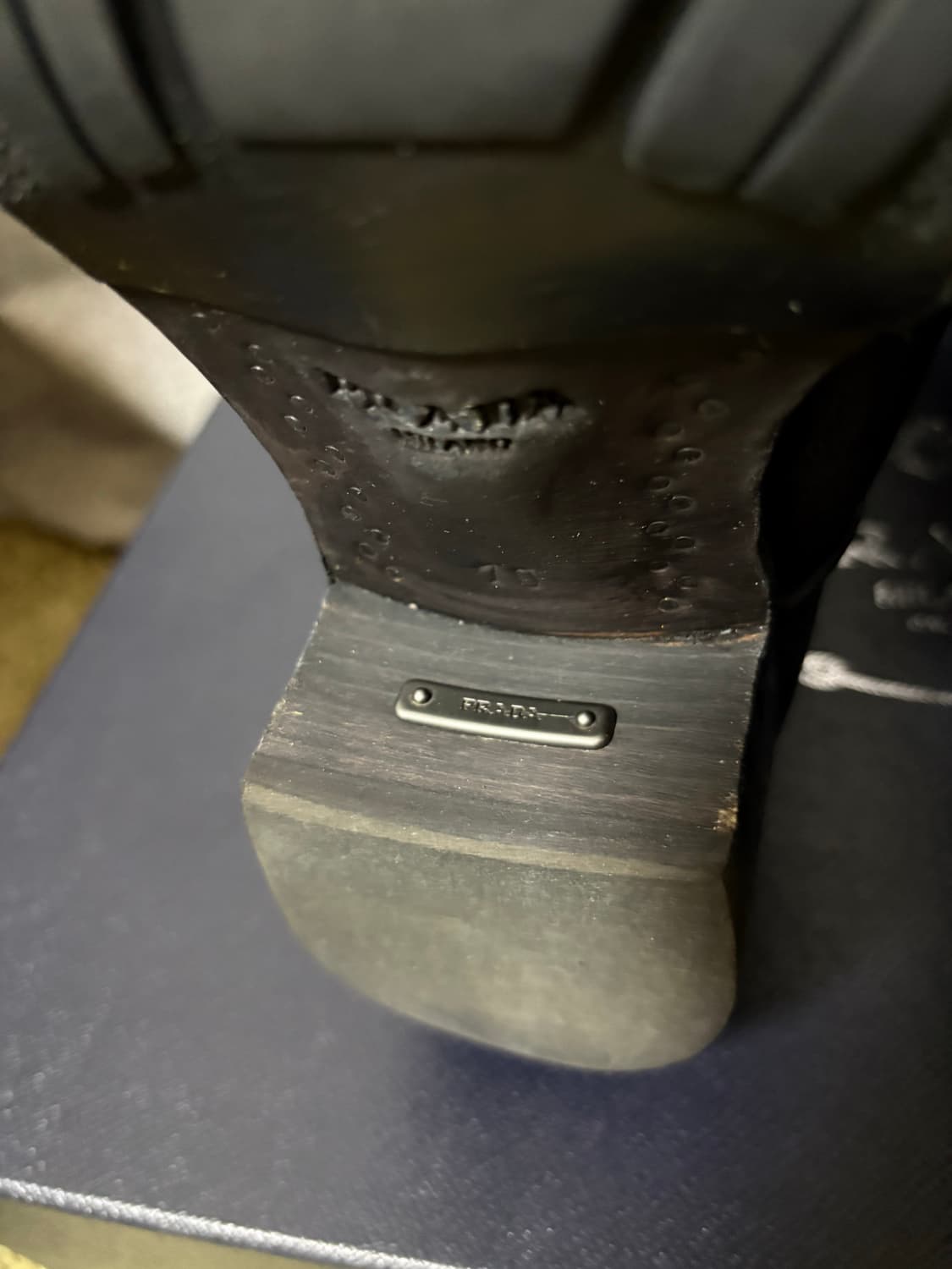 프라다 fw25 카우보이 레더 부츠 (풀구성품) 10 상품이미지7