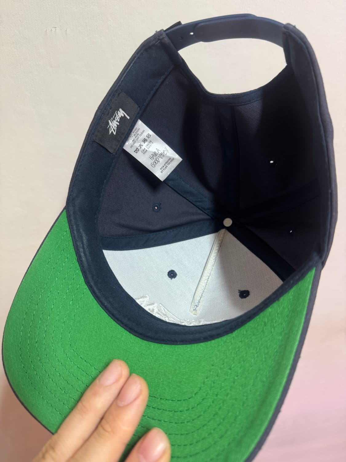 스투시 네이비 볼캡 상품이미지3