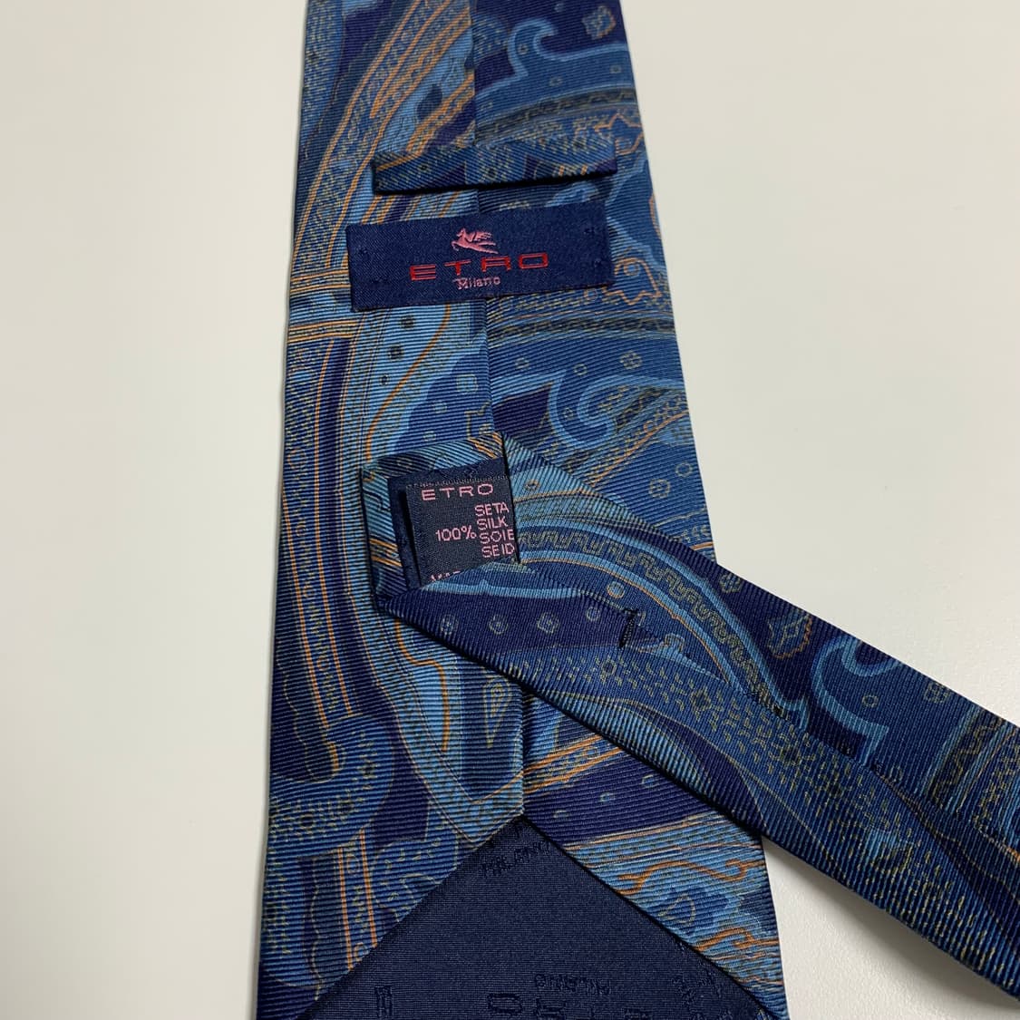 에트로(ETRO) 페이즐리 넥타이 명품 최상급 A+등급 클래식 정장룩 상품이미지7