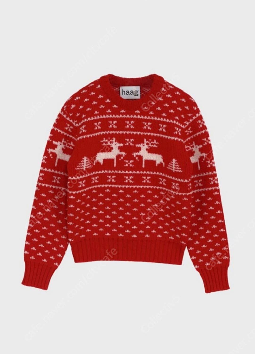 헤이그 Haag /  a winter sweater (red) 상품이미지7