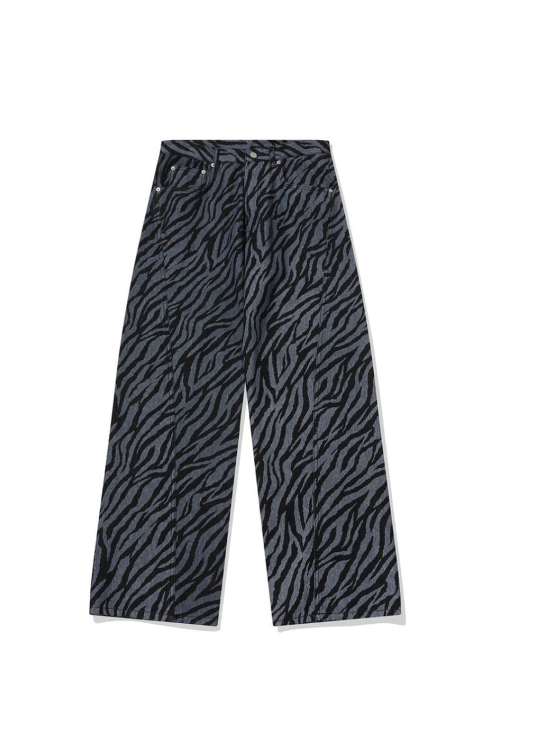 (3)웨스켄 지브라 패턴 와이드 팬츠 상품이미지1