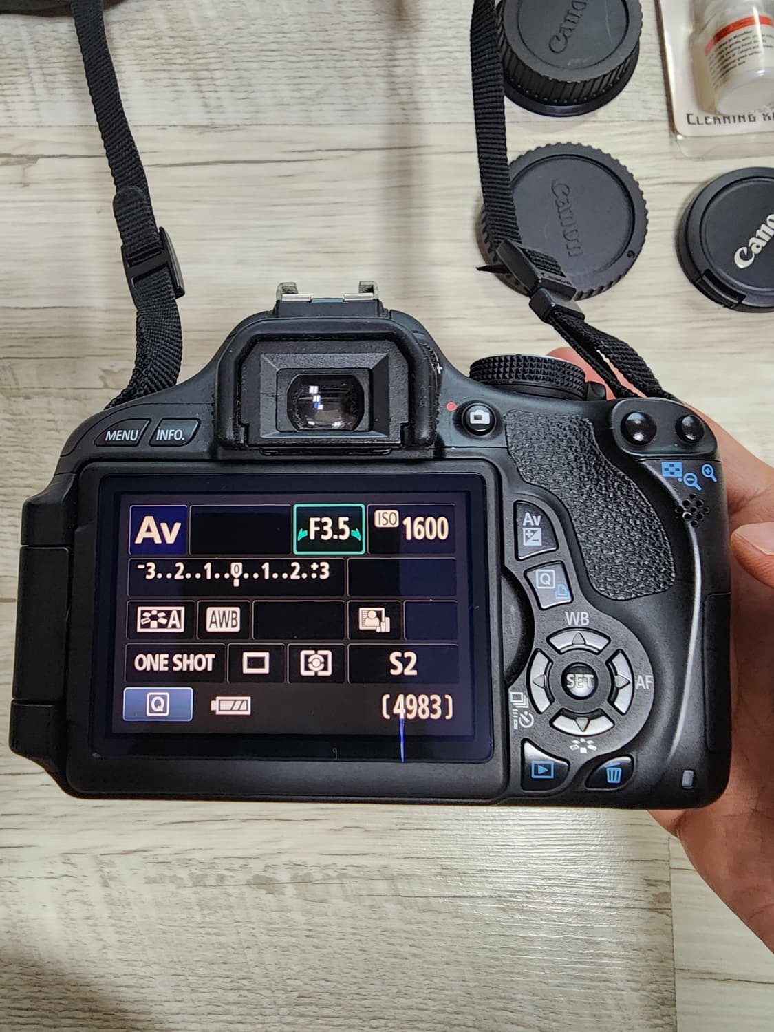 캐논 EOS 600D 번들렌즈(efs 18-55mm)셋 팜  상품이미지7