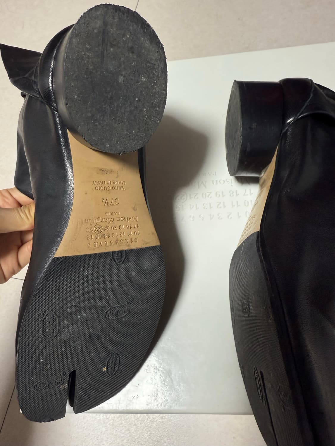 메종 마르지엘라/타비부츠 37.5사이즈/블랙 상품이미지4