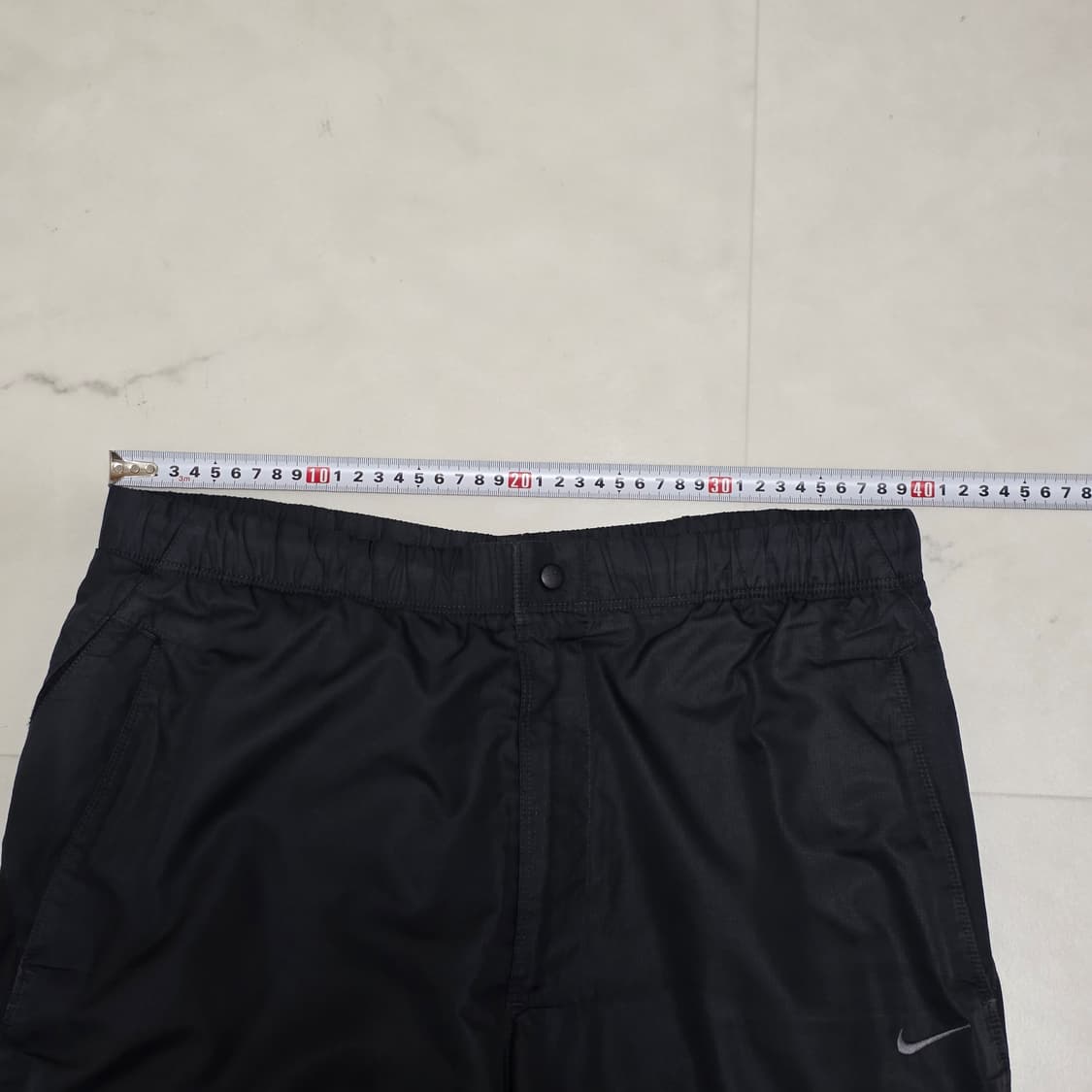 L) 00s 나이키 올드스쿨 스트링 트랙팬츠 블랙 상품이미지6