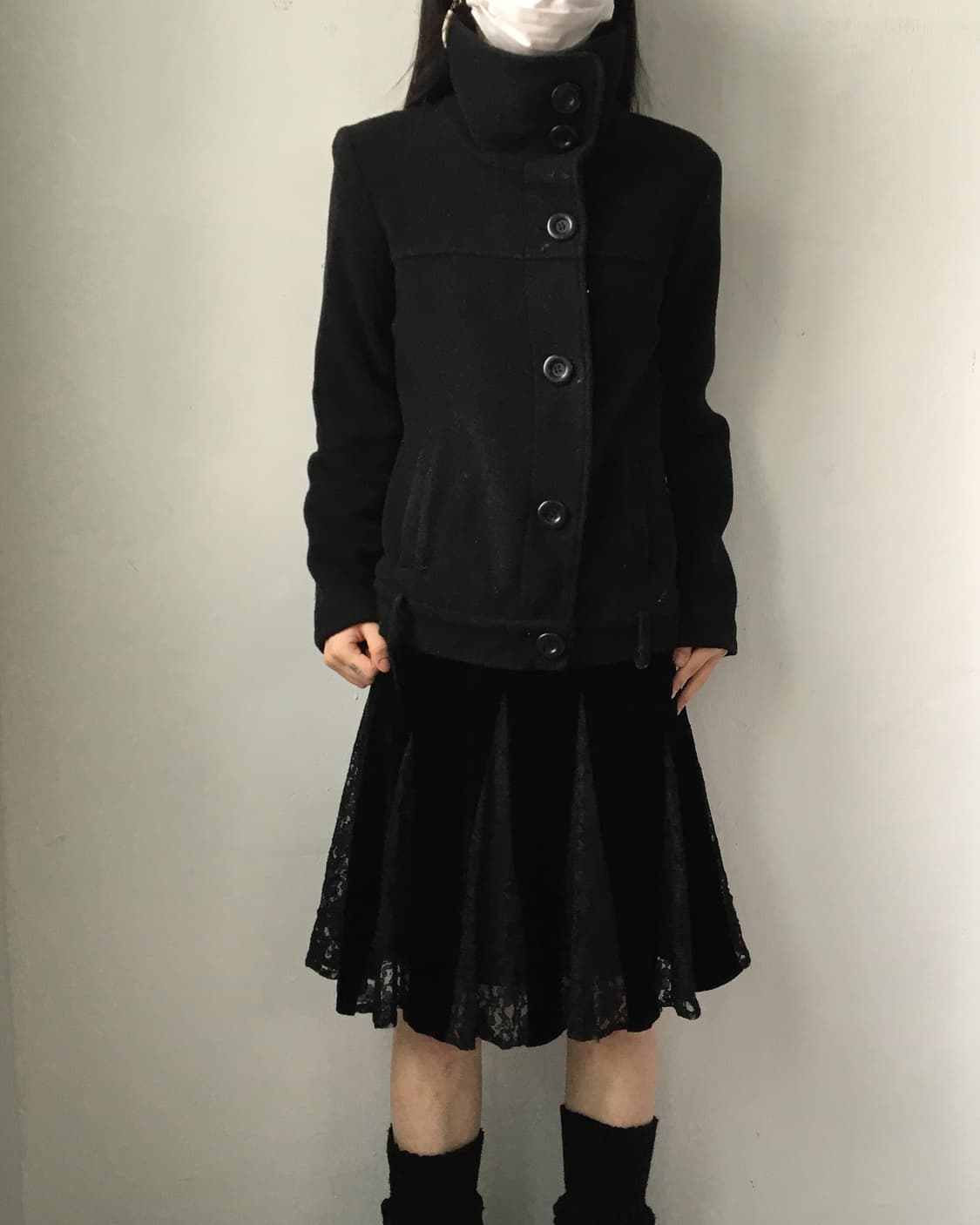 tralala High neck short coat 상품이미지1