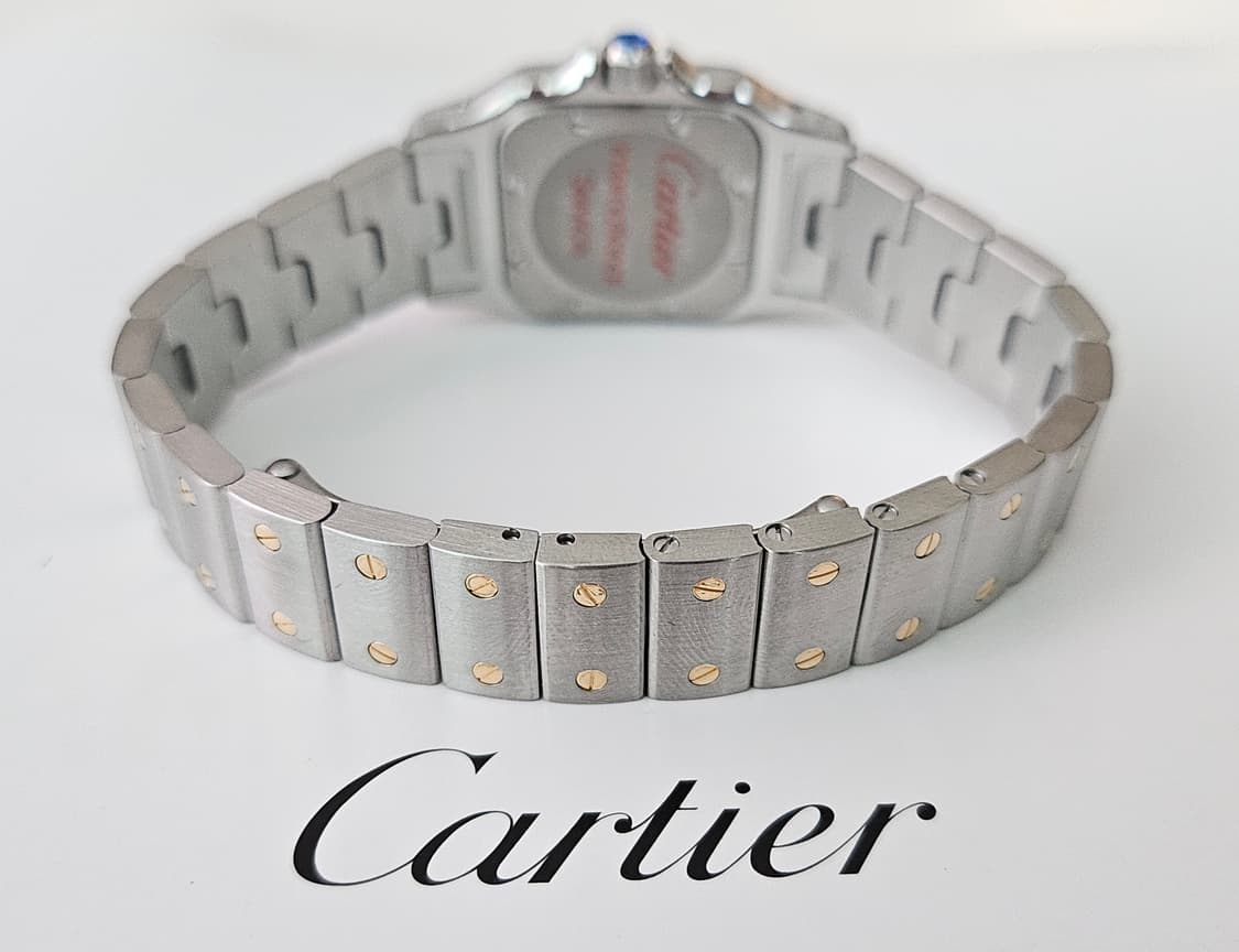 까르띠에 산토스 갈베 18k콤비 스몰 쿼츠 상품이미지2