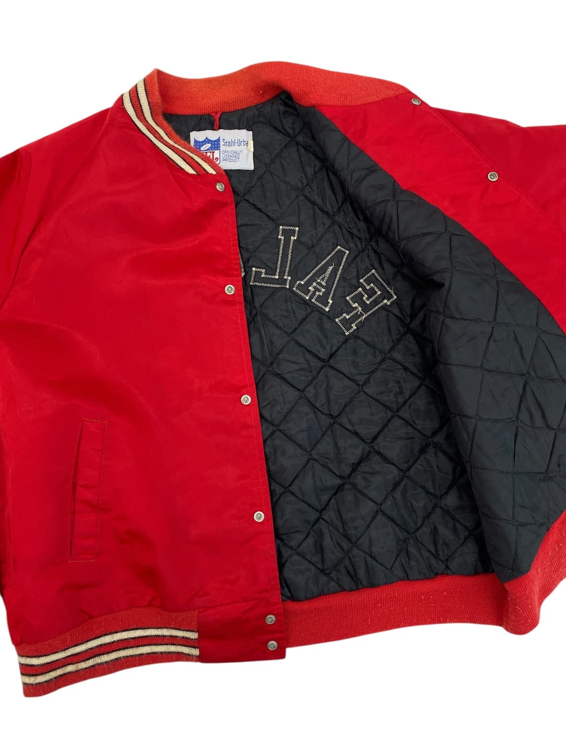 80's NFL Atlanta Falcons 샤틴 스타디움 자켓 상품이미지7