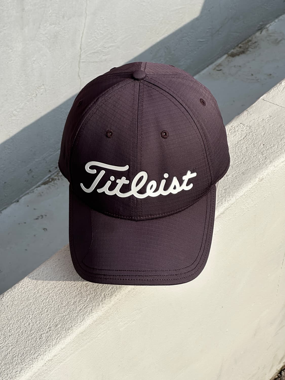 [F] 타이틀리스트 로고 블랙톤 우븐 볼캡 모자 골프 상품이미지1