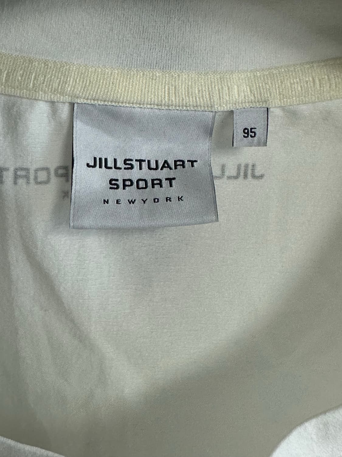 질스튜어트 스포츠 그래픽 반팔티 화이트 상품이미지3