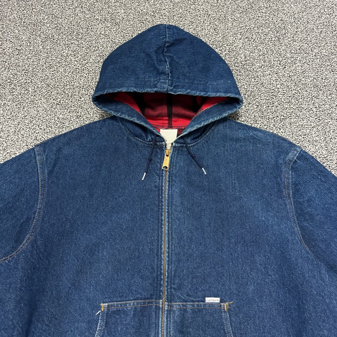 80s 빈티지 칼하트 데님 액티브 자켓 상품이미지7