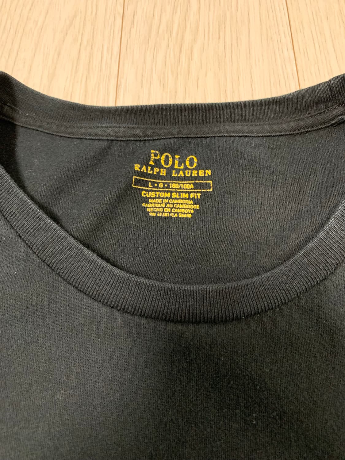 폴로 랄프로렌 블랙 반팔 티셔츠 상품이미지3
