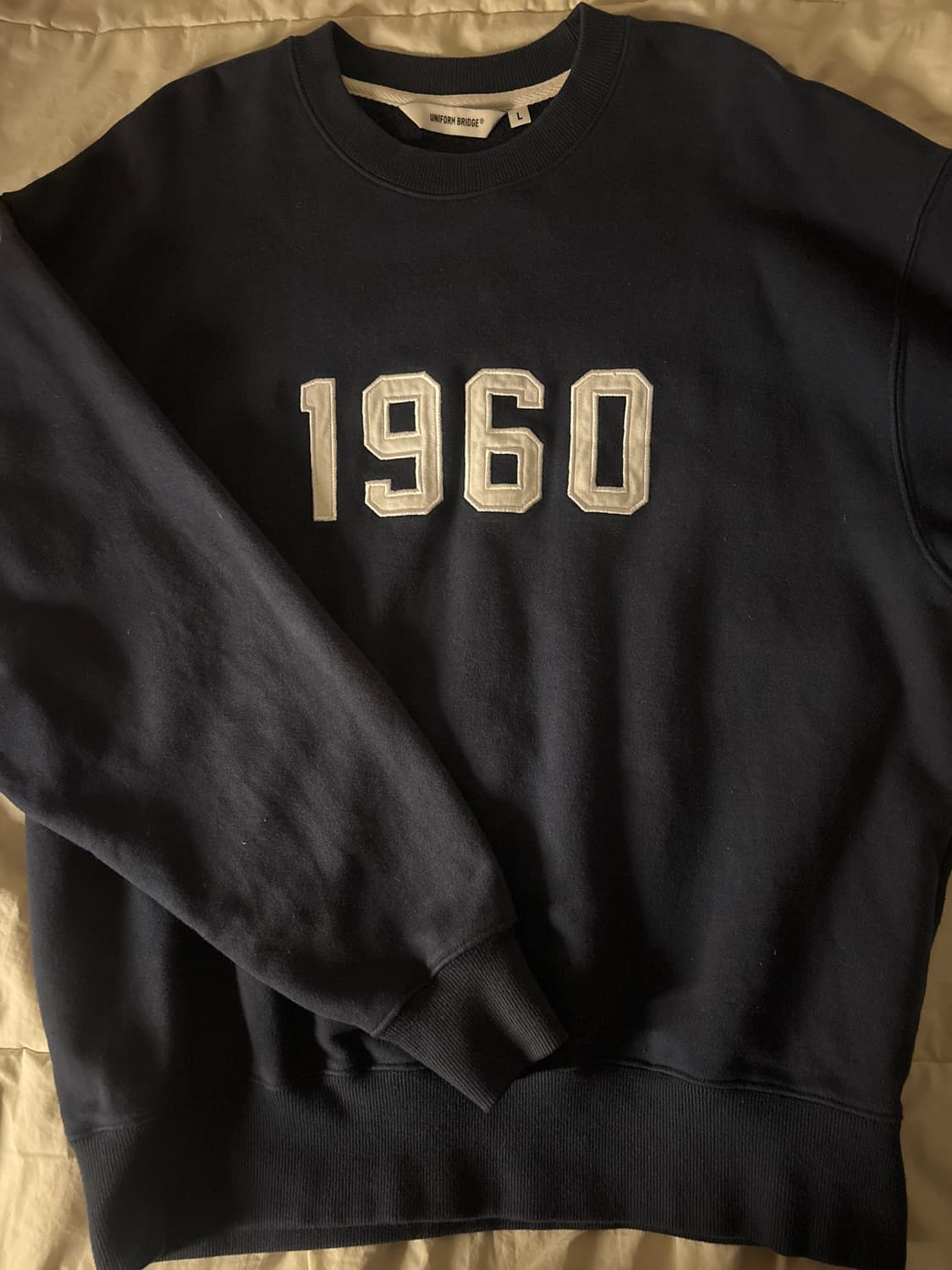 유니폼 브릿지 네이비 맨투맨 상품이미지1