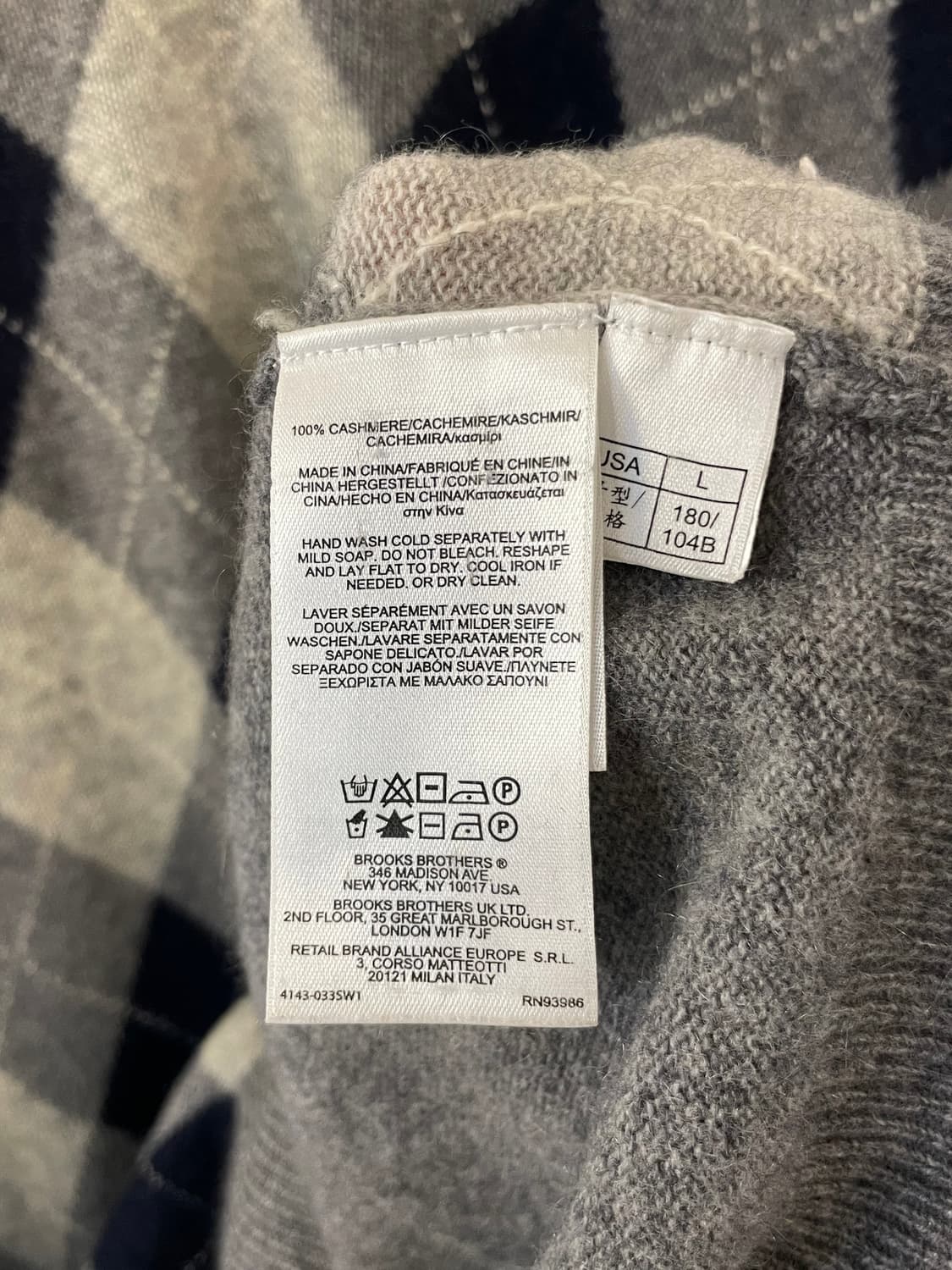 브룩스브라더스 브이넥 니트  상품이미지6