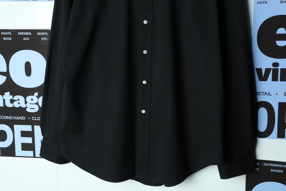 (XL-2XL) 폴로 랄프로렌 셔츠 남방 USA 무지 블랙-H31850 상품이미지4