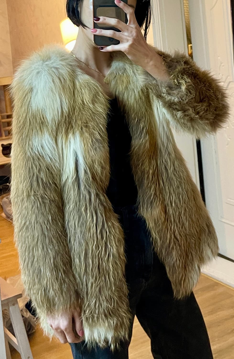 리스트(LIST) 천연 폭스 퍼코트(55~66) 상품이미지7