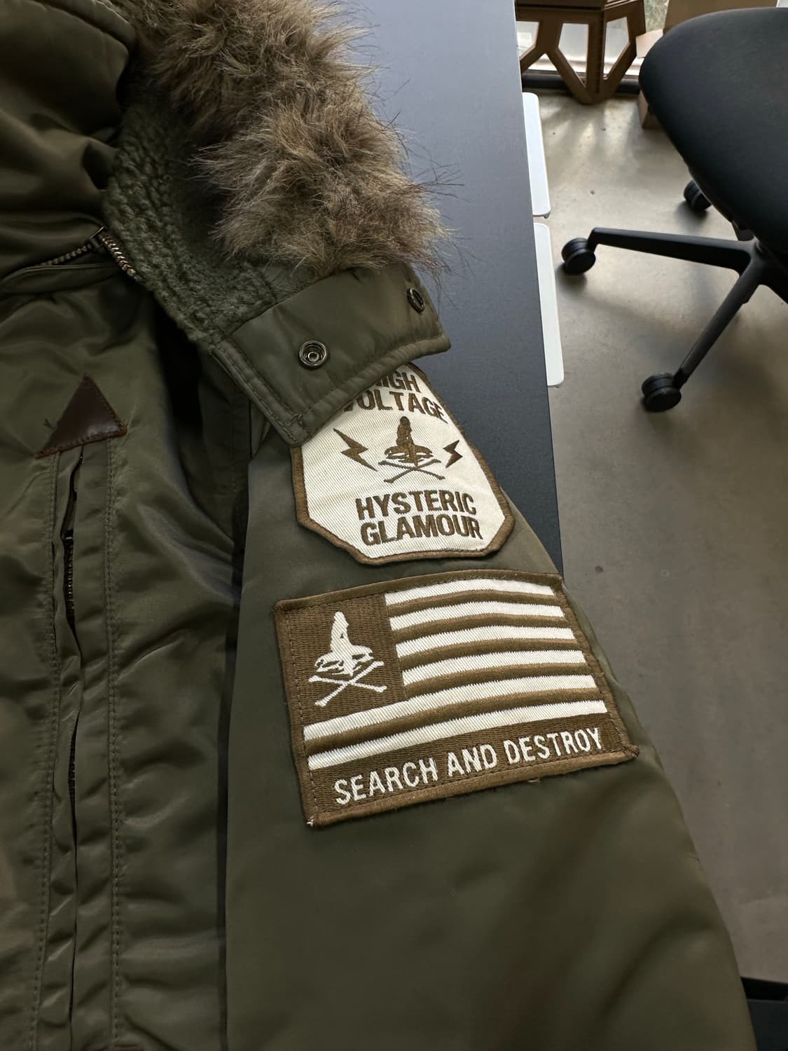 히스테릭글래머 N3b PRIMALOFT 모즈 파카 점퍼 상품이미지8