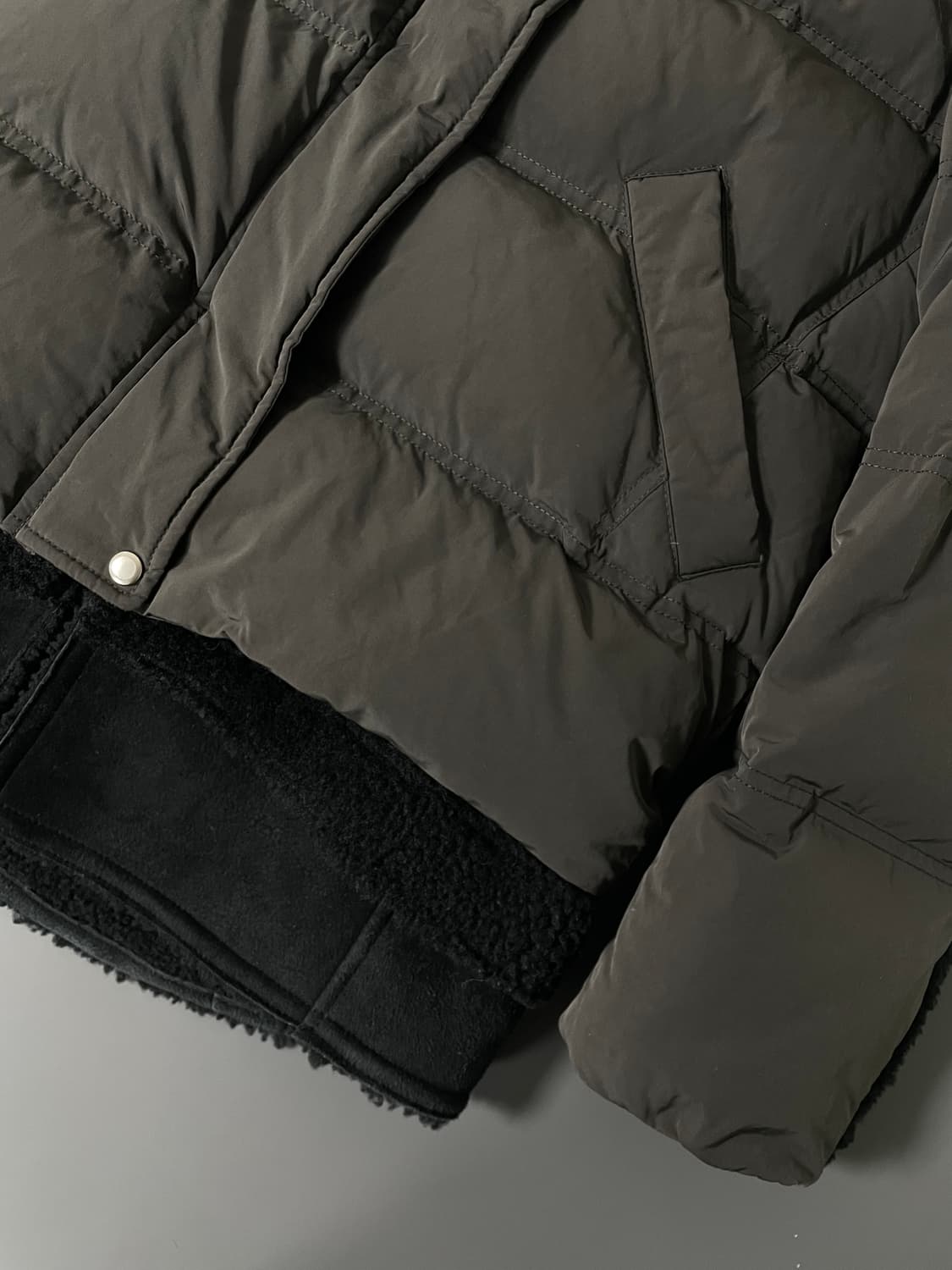 [2] 산드로 리얼 라쿤 퍼 다운패딩 무스탕 상품이미지5