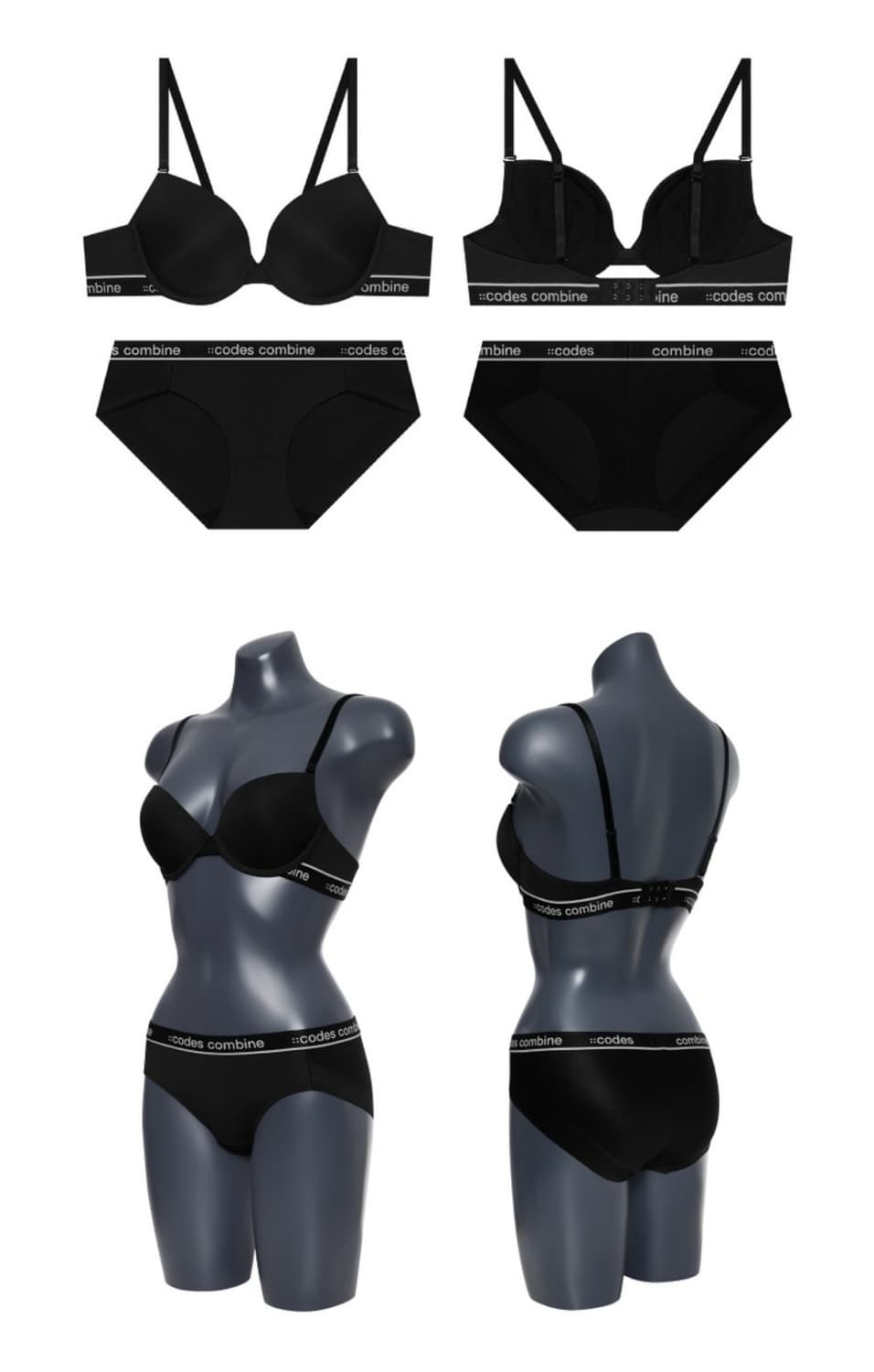 코데즈컴바인 80C/100 브라팬티 속옷세트 에어로쿨 상품이미지9