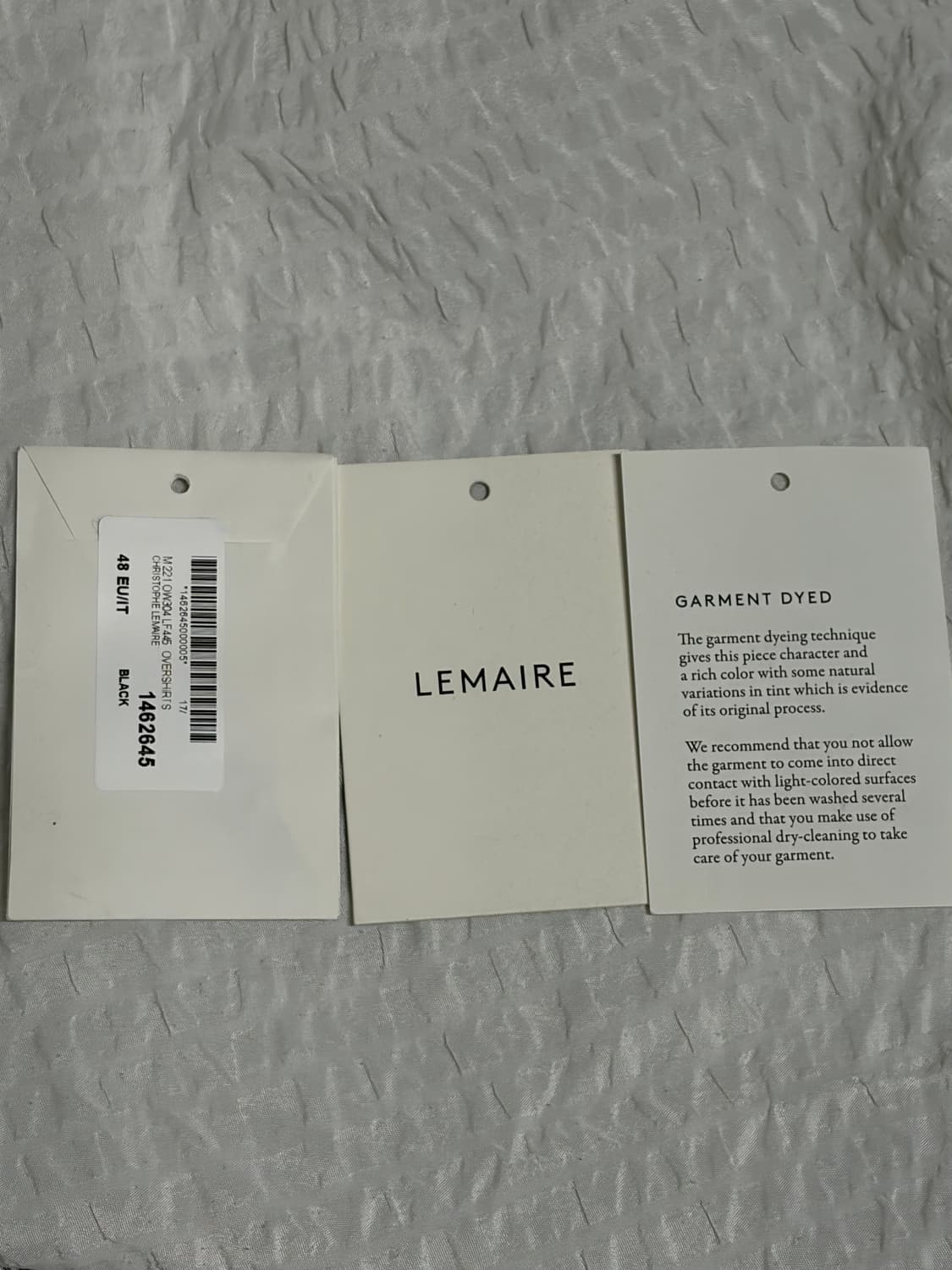 (48) 르메르 셔츠 블루종 블랙 상품이미지7