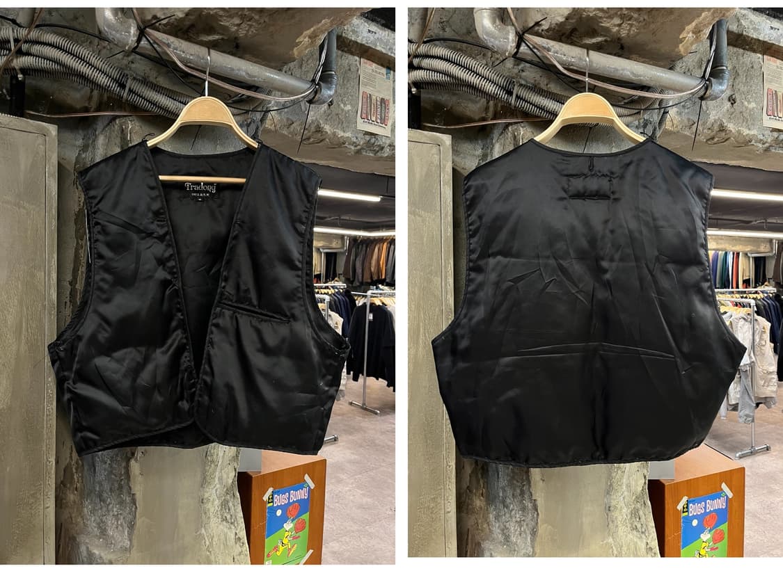 빈티지 소가죽 레더 자켓 블랙 M #csz2035 상품이미지3