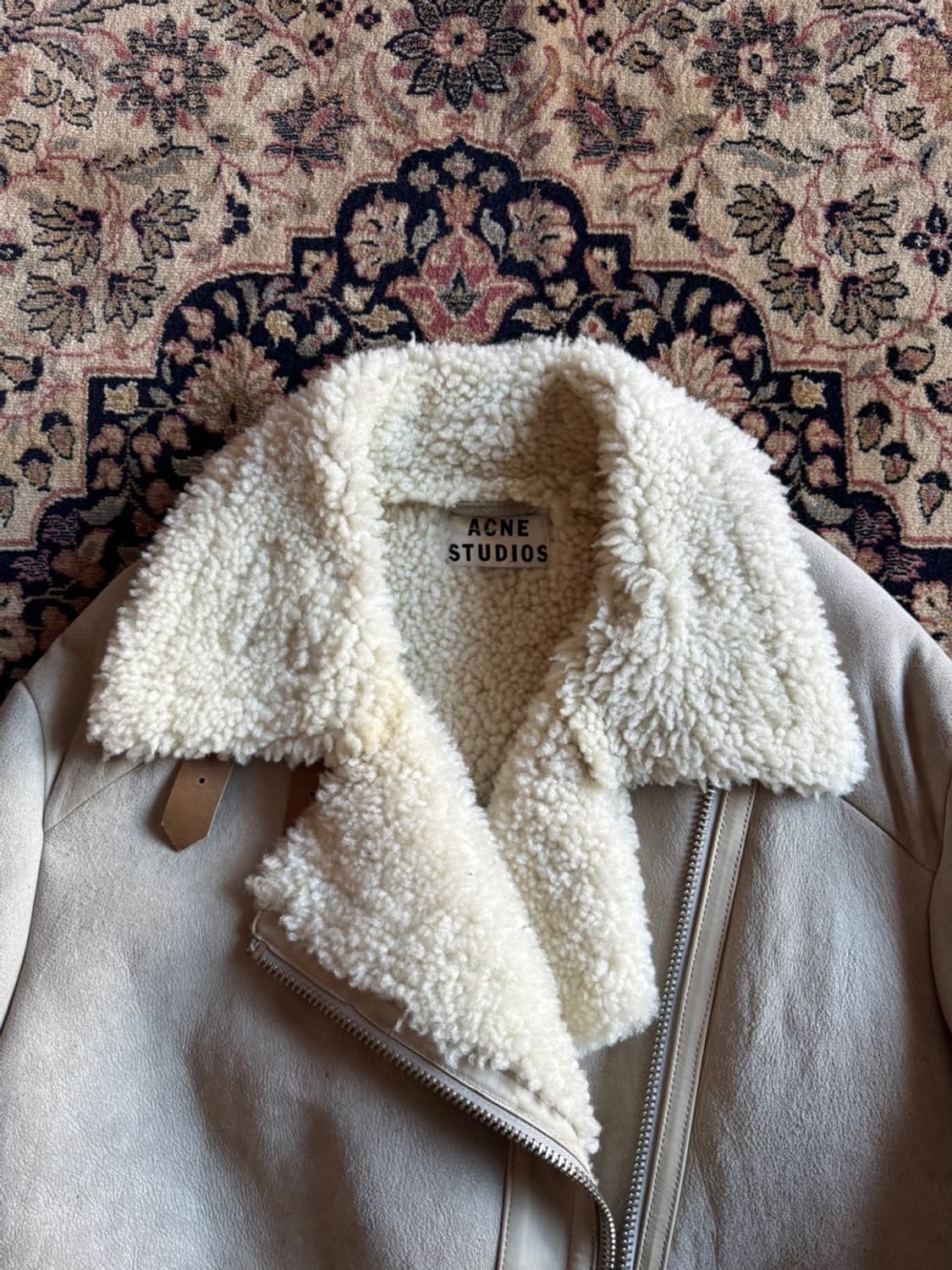 아크네 스튜디오 시어링 스웨이드 자켓 무스탕 55~66 상품이미지2