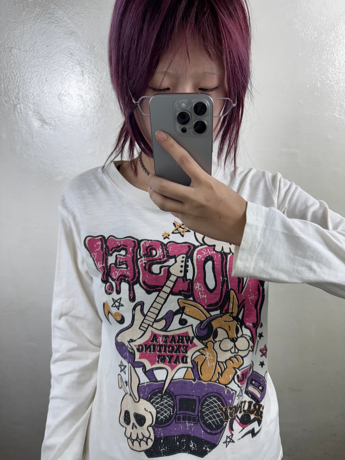 jpn 키치 락스타 딱붙롱슬리브 상품이미지2