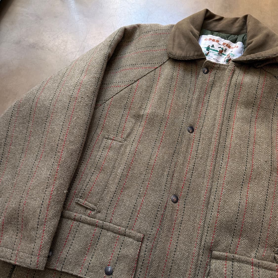 90S 오픈 필드 영국생산 발마칸 코트 상품이미지4