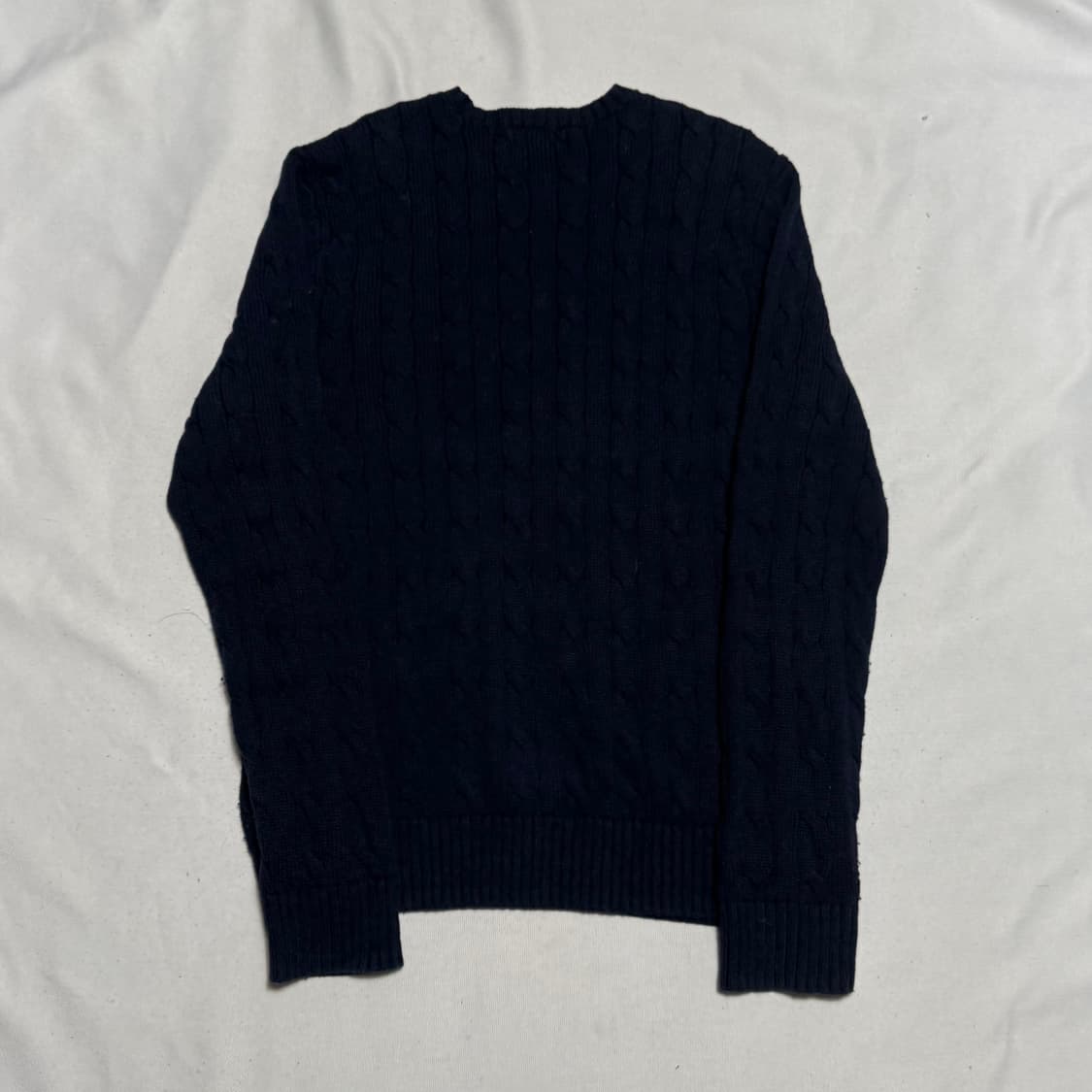 M 폴로랄프로렌 네이비 케이블 니트 상품이미지3