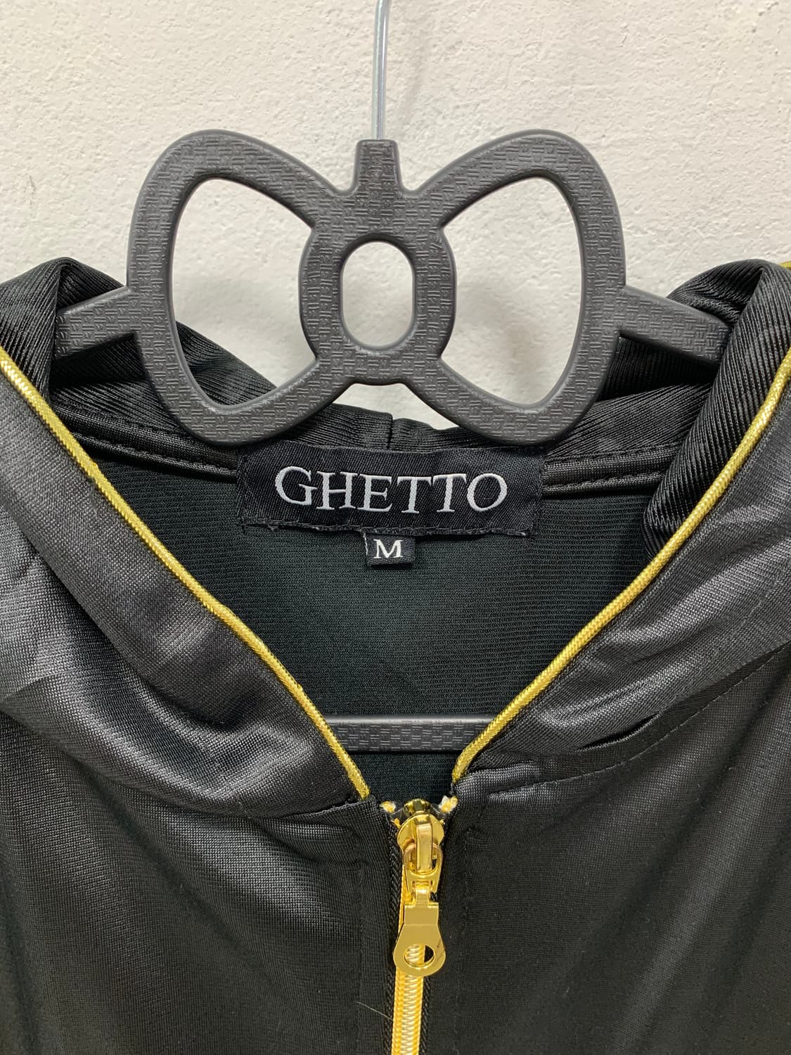 [GHETTO] 펑크 골드 레터링 후드 져지 상품이미지9