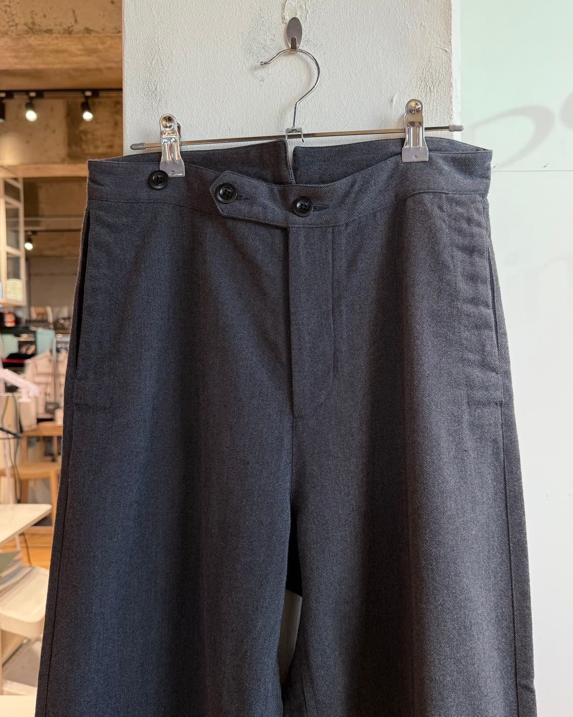 마가렛호웰 차콜 와이드 슬랙스 팬츠  상품이미지3