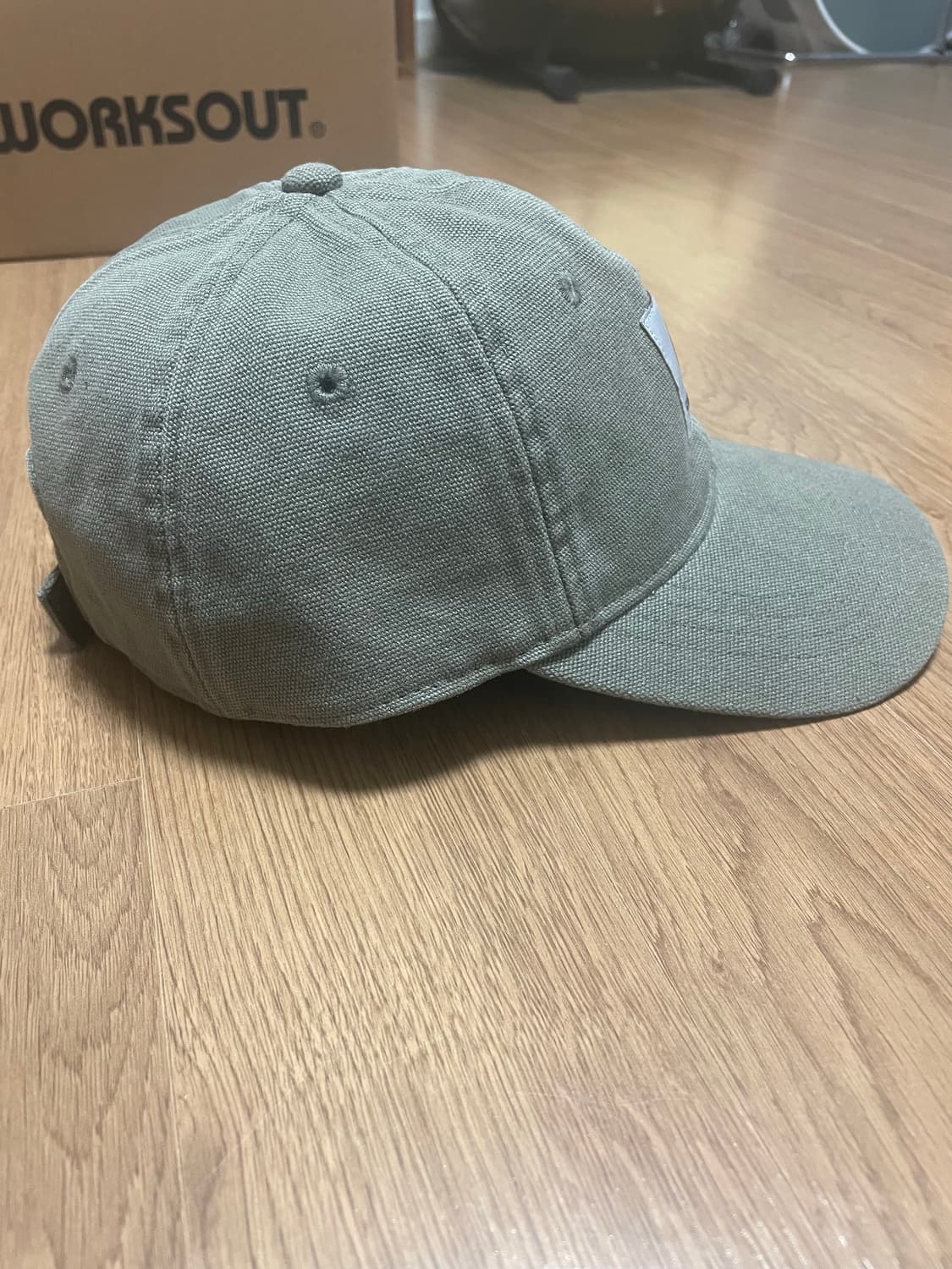 칼하트wip 캔버스 6패널캡 그린 상품이미지3