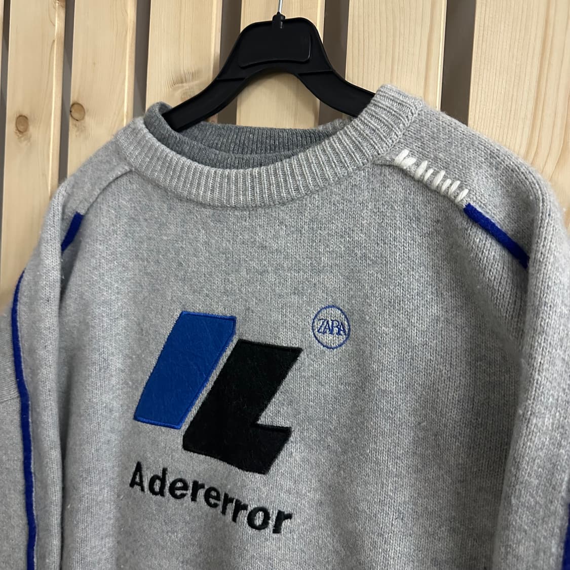 (XL) 자라 x 아더에러 오버사이즈 그레이 스웨터 니트 상품이미지3