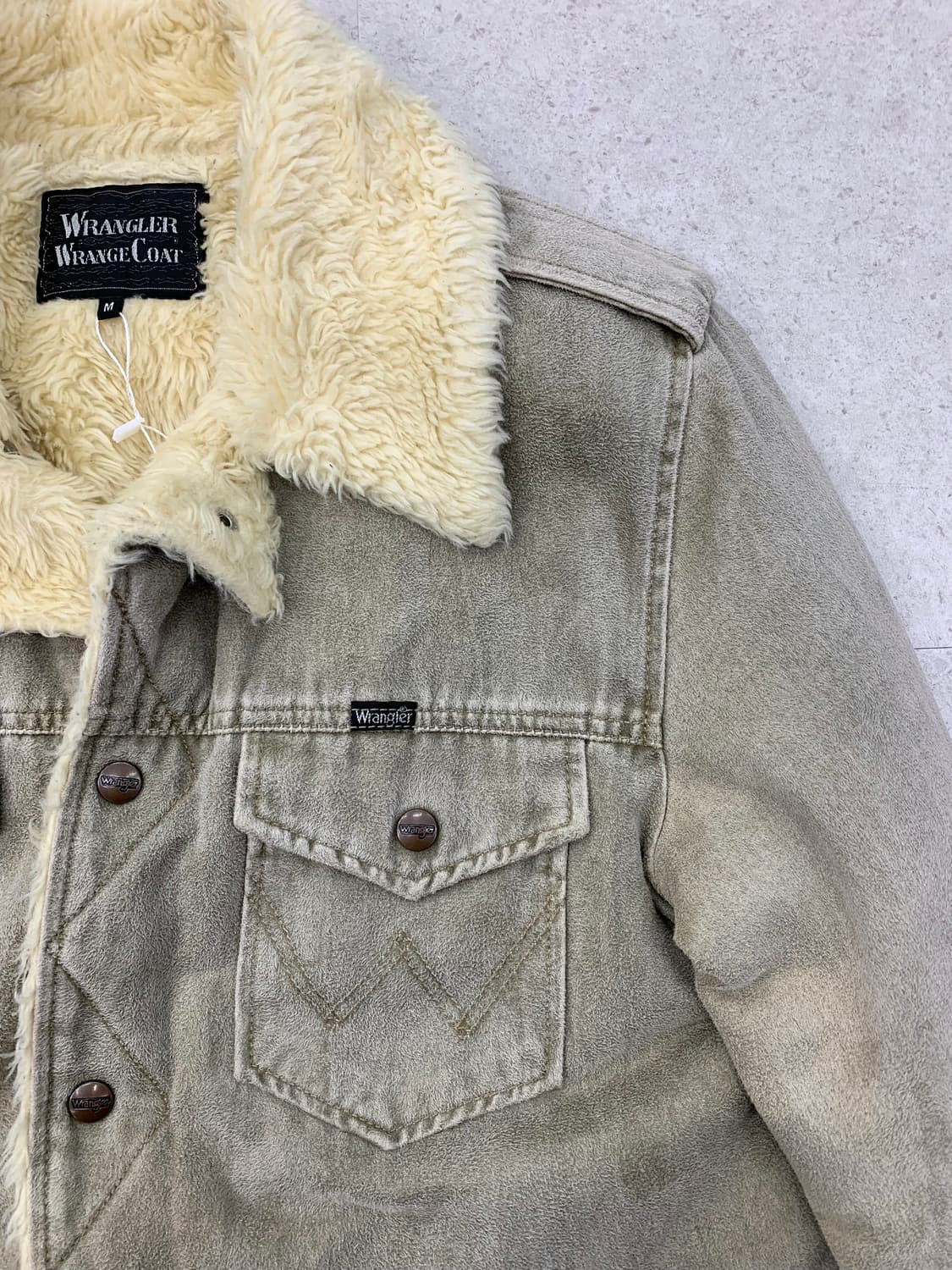 Wrangler 랭글러 스웨이드 쉐르파 자켓 상품이미지5