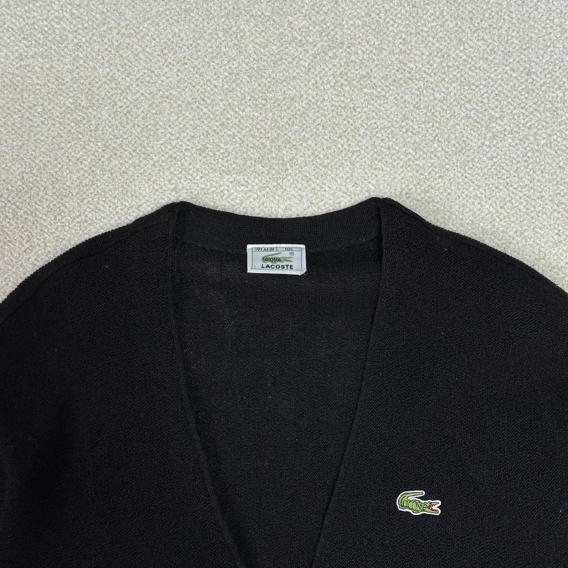 라코스테 브이넥 울 가디건 상품이미지5